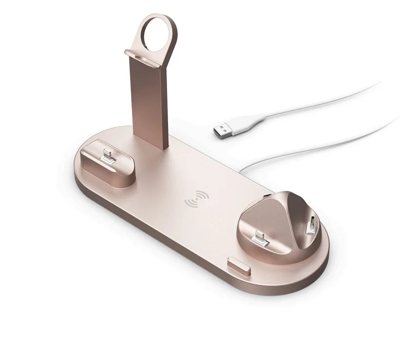 30W 7-in-1 Wireless Charging Stand for iPhone, Apple Watch, AirPods Pro