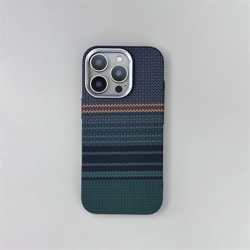 Luxury Carbon Fiber MagSafe iPhone Case – Shockproof, Matte, Wireless Charging