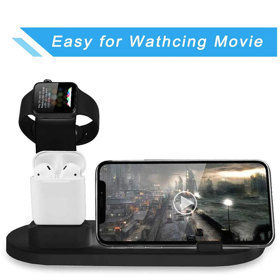30W 7-in-1 Wireless Charging Stand for iPhone, Apple Watch, AirPods Pro