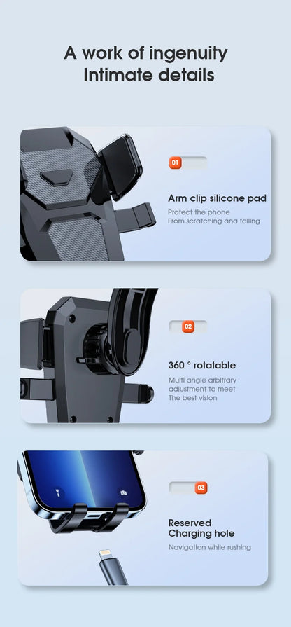 Universal Gravity Car Phone Holder for iPhone, Samsung, Xiaomi