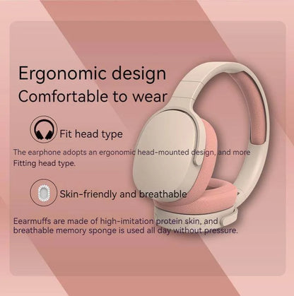 NEW 9D Wireless Bluetooth Over-Ear Headphones – Surround Sound with Mic & TF/AUX Support