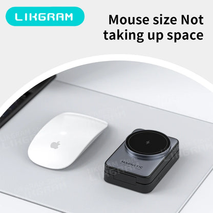 3-in-1 Magnetic Wireless Charger with Nightlight – MagSafe Compatible