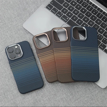 Luxury Carbon Fiber MagSafe iPhone Case – Shockproof, Matte, Wireless Charging