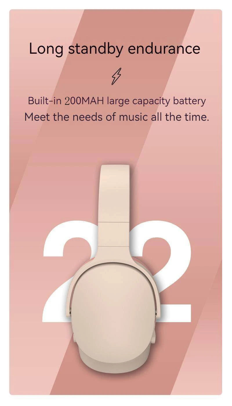 NEW 9D Wireless Bluetooth Over-Ear Headphones – Surround Sound with Mic & TF/AUX Support