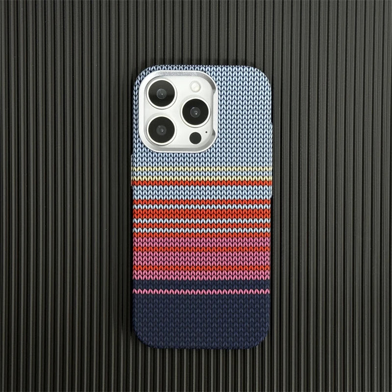 Luxury Carbon Fiber MagSafe iPhone Case – Shockproof, Matte, Wireless Charging