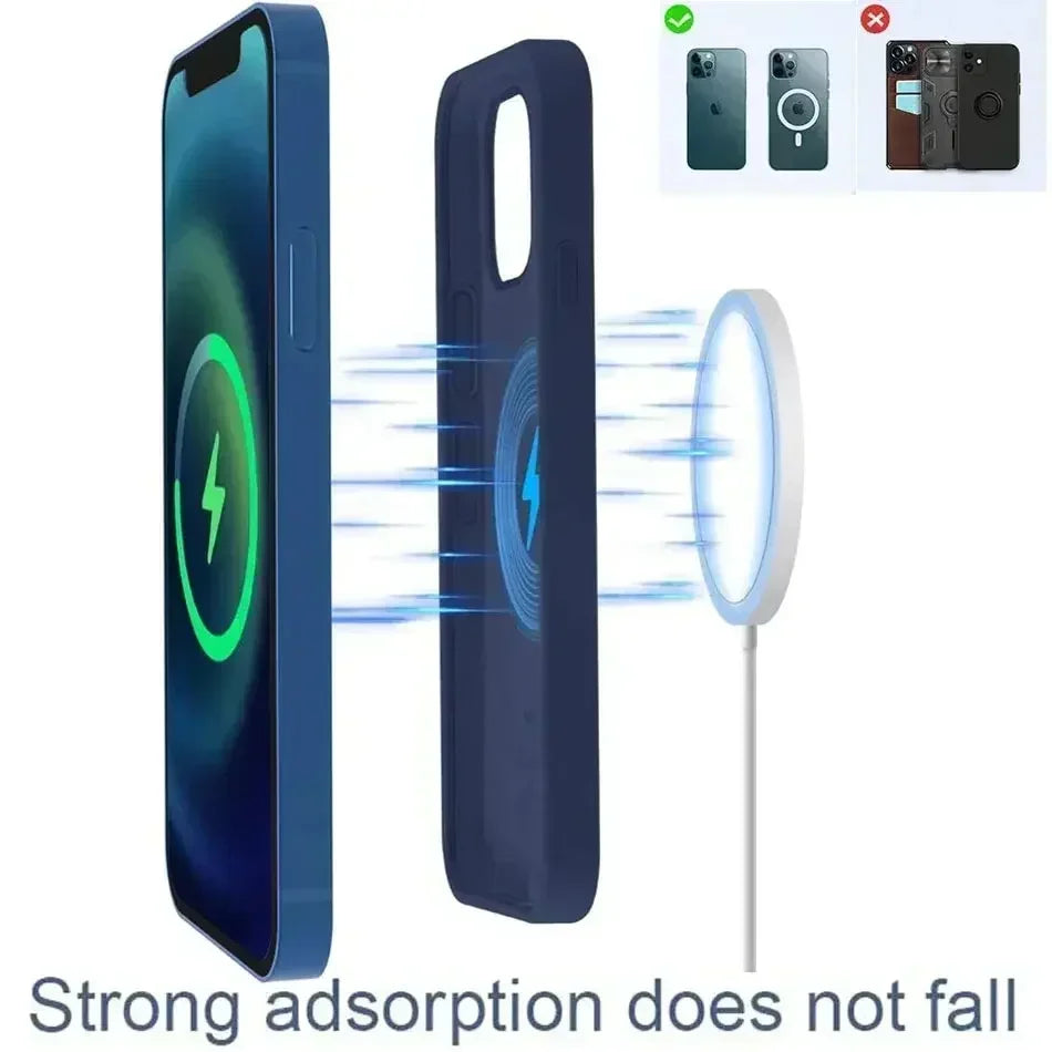 Fast Magnetic Wireless Charger for iPhone & AirPods