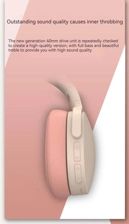 NEW 9D Wireless Bluetooth Over-Ear Headphones – Surround Sound with Mic & TF/AUX Support