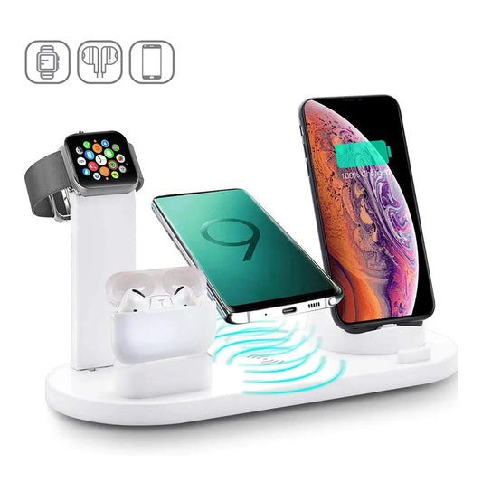 30W 7-in-1 Wireless Charging Stand for iPhone, Apple Watch, AirPods Pro