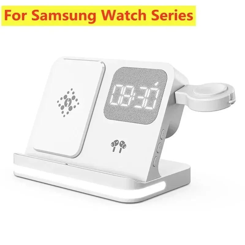 6-in-1 Fast Wireless Charger for iPhone, Watch & AirPods – Charging Stand