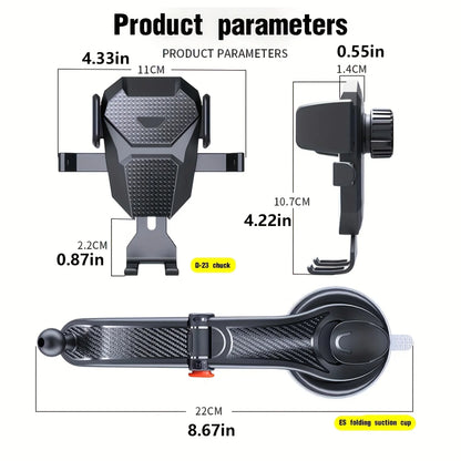 Universal Gravity Car Phone Holder for iPhone, Samsung, Xiaomi