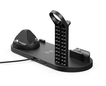 30W 7-in-1 Wireless Charging Stand for iPhone, Apple Watch, AirPods Pro